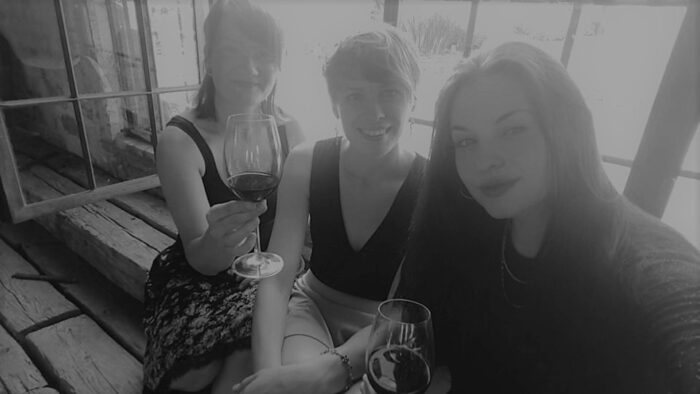 Fantajm girls černobílá